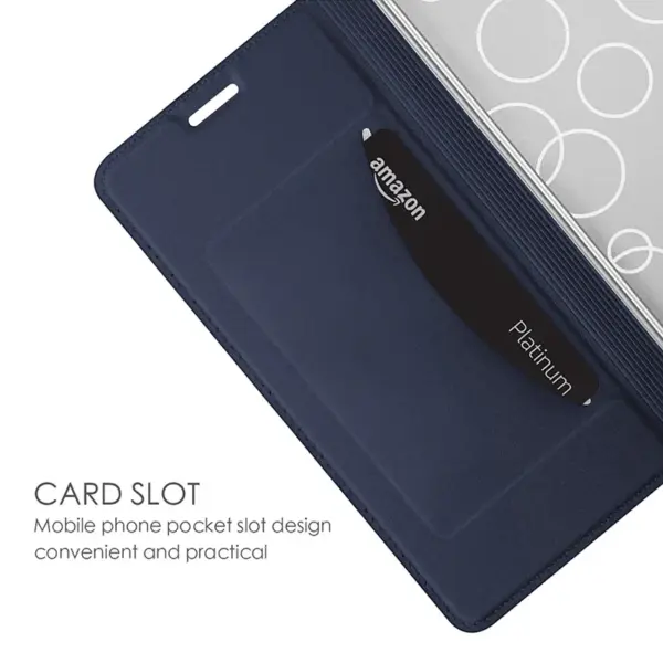 Luxury Phone Stand Case for Redmi Note 12s 12 10 9 Pro Full Coverage Skinsense PU Leather Magnetic Flip Card Slot Wallet Pouch - Image 4