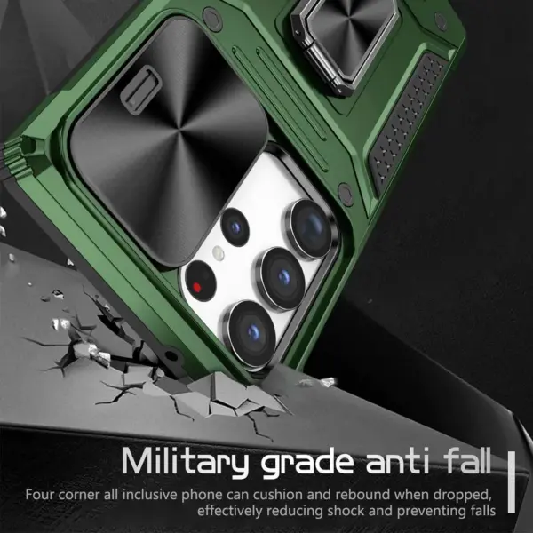 Shockproof Armor Case for Samsung S23 Plus Ultra A13 A04S A54 A34 A14 A23 A33 A24 Ring Stand Back Cover with Camera Protector - Image 5