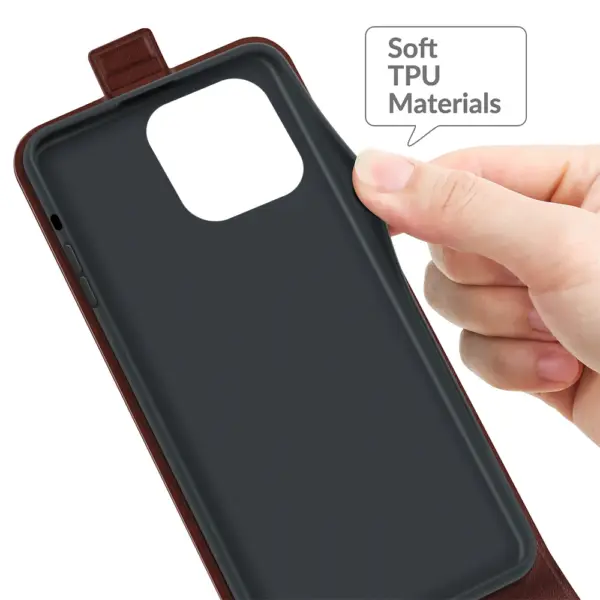 for iPhone 15 14 Plus Pro Max Case Vertical Flip Magnetic Wallet Phone Pouch with Card Slot Luxury PU Leather Cover Full Coverag - Image 5