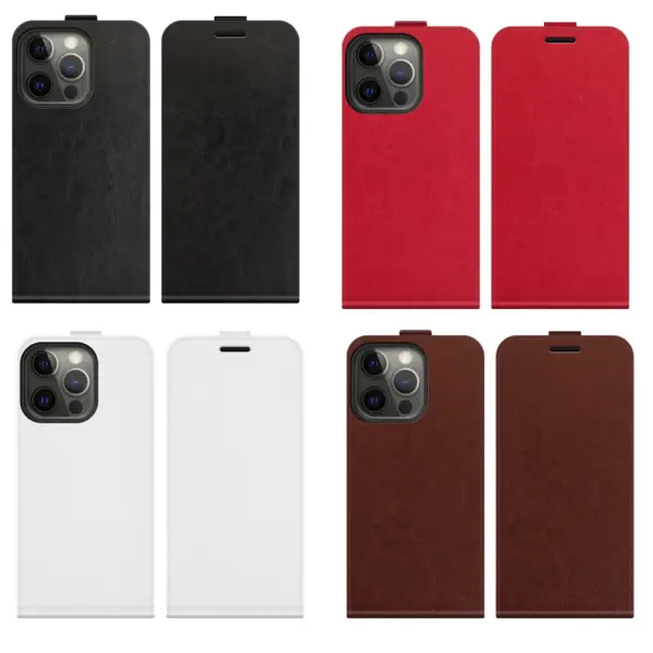 for iPhone 15 14 Plus Pro Max Case Vertical Flip Magnetic Wallet Phone Pouch with Card Slot Luxury PU Leather Cover Full Coverag - Image 6